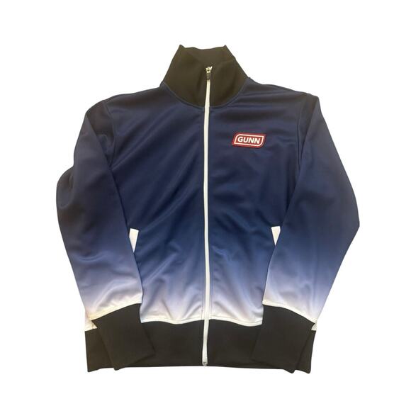Gunn Athletic The Ombre Jacket‎ Navy Unisex Medium Track Jacket - Picture 1 of 8